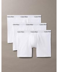 Calvin Klein - Pack de 3 bóxers sueltos largos - Icon Cotton Stretch - Lyst