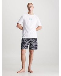 Calvin Klein - Pyjama Met Shorts - Ck96 - Lyst
