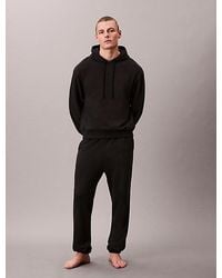 Calvin Klein - Pantalón de chándal de estar por casa de mezcla de felpa de algodón - Lyst