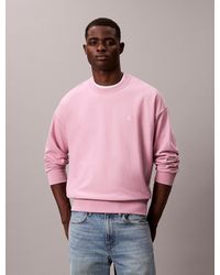 Calvin Klein - Relaxed Monogram Sweatshirt - Lyst