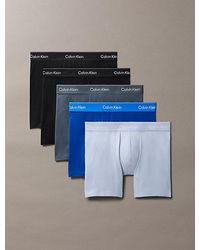 Calvin Klein - 5 Pack Boxer Briefs - Lyst
