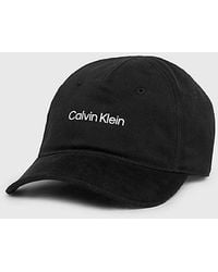 Calvin Klein - Gorra de sarga con logo - Lyst