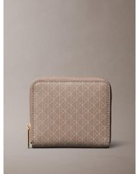 Calvin Klein - Rfid Square Zip-Around Logo Wallet - Lyst