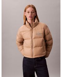 Calvin Klein - Monogram Down Puffer Jacket - Lyst