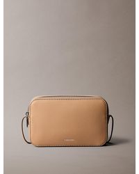Calvin Klein - Foil Logo Crossbody Camera Bag - Lyst