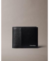 Calvin Klein - Leather Rfid Slimfold Wallet - Lyst