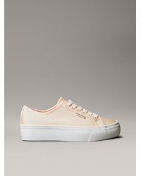 Calvin Klein - Jeans Moiré Comfort Platform Trainers - Lyst