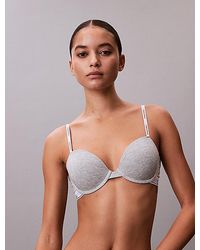 Calvin Klein - Demi T-Shirt Bra Icon Cotton Modal - Lyst