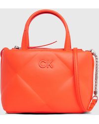 Calvin Klein - Mini-sac tote en bandoulière matelassé - Lyst