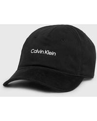 Calvin Klein - Casquette avec logo en sergé - Lyst
