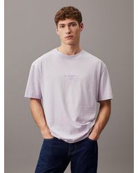 Calvin Klein - Relaxed Washed Cotton T-shirt - Lyst