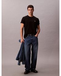 Calvin Klein - Monogramm-T-Shirt - Lyst