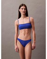 Calvin Klein - Parte de arriba de bikini de bandeau - CK Essentials - Lyst