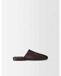 Calvin Klein - Hugh Leather Slipper - Lyst