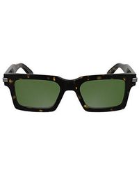 Calvin Klein - Acetate Rectangle Sunglasses - Lyst