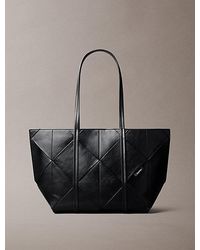 Calvin Klein - Woven Emblem Tote Bag - Lyst