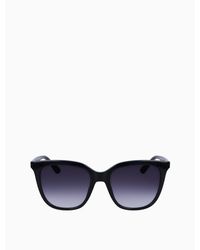 Calvin Klein Modified Rectangle Sunglasses - Blue