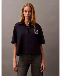 Calvin Klein - Poloshirt Van Jersey Katoen Met Logo - Lyst