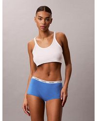 Calvin Klein - Boy Shorts Icon Logo - Lyst