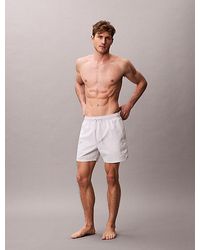 Calvin Klein - Medium Drawstring Swim Shorts Essentials - Lyst