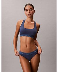 Calvin Klein - Ongevoerde Bralette - Lyst