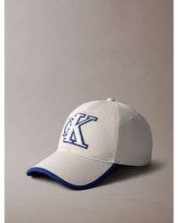 Calvin Klein - Textured Monogram Baseball Cap - Lyst