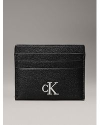 Calvin Klein - Tarjetero con logo - Lyst
