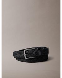 Calvin Klein - Cintura Con Logo Intrecciato - Lyst