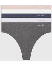 Calvin Klein - 5-pack Strings - Invisibles Cotton - Lyst