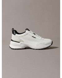 Calvin Klein - Knit Mesh Runner Trainers - Lyst