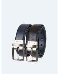 Calvin Klein - Reversible Saffiano Leather Dress Belt - Lyst