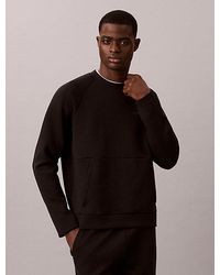 Calvin Klein - Sport Performance Double Knit Sweatshirt - Lyst