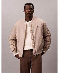 Calvin Klein - Jeans Nylon Bomber Jacket - Lyst