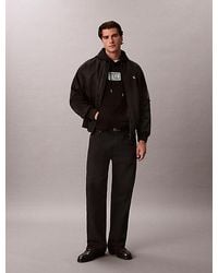 Calvin Klein - Jeans Cotton Terry Logo Hoodie - Lyst