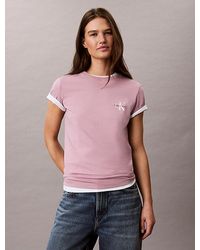 Calvin Klein - Jeans 2 Pack Cotton Monogram T-Shirts - Lyst