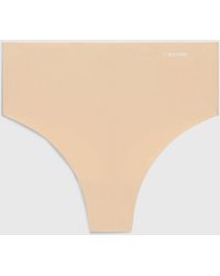 Calvin Klein - High Waisted Thong - Invisibles - Lyst
