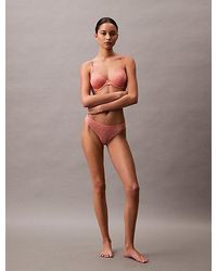 Calvin Klein - Thong - Sheer Marquisette - Lyst