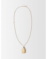 Calvin Klein - Short Ck One Charm Necklace - Lyst