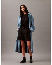 Calvin Klein - Relaxed Trench Coat - Lyst