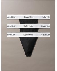 Calvin Klein - 3 Pack Thongs - Lyst