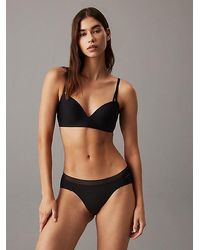 Calvin Klein - Wireless Push Up Bra Seductive Comfort - Lyst