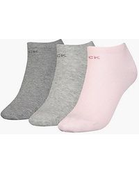 Calvin Klein - Pack de 3 pares de calcetines tobilleros - Lyst