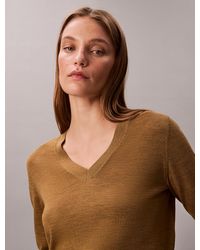 Calvin Klein - Maglione Con Scollo A V - Lyst