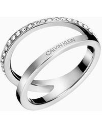 Calvin Klein Anillo - Outline - Metálico