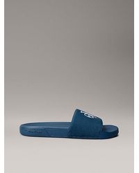 Calvin Klein - Canvas Contoured Logo Sliders - Lyst