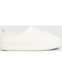 Calvin Klein - Faux Leather Slippers - Lyst