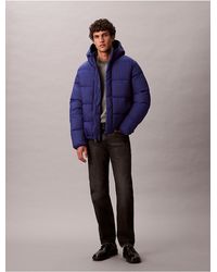 Calvin Klein - Calvin Klein Hooded Puffer Jacket - Lyst