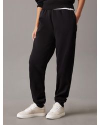 Calvin Klein - Fleece Monogram Joggers - Lyst