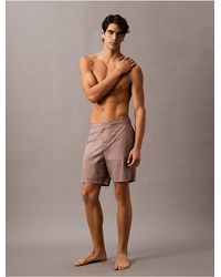 Calvin Klein - Solid 7" Swim Shorts - Lyst