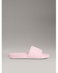 Calvin Klein - Sliders Met Logo - Lyst
